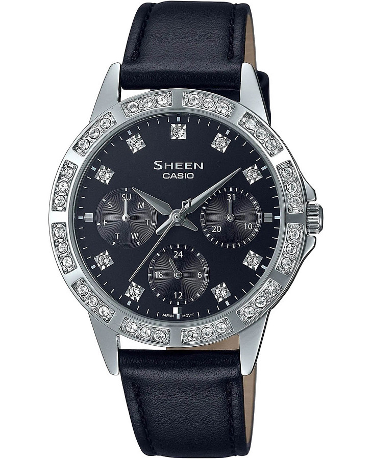 Часы Casio Sheen SHE-3517L-1AUEF — женские, черный