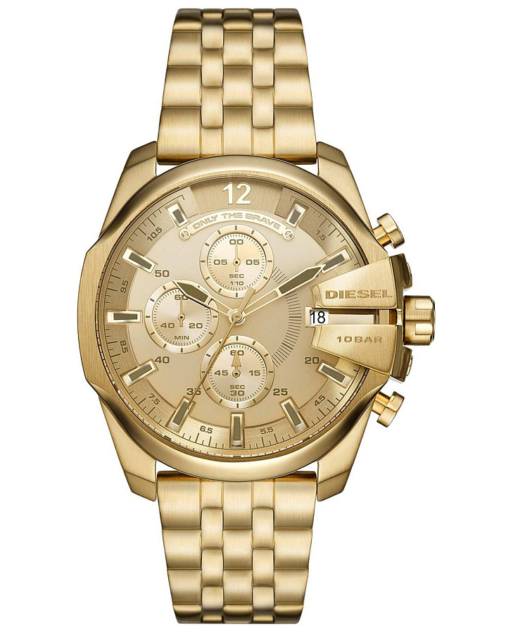 Часы Diesel Baby Chief DZ4565 — мужские, золотистый