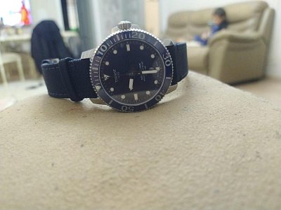 Фото покупателя: Швейцарские механические керамические наручные часы Tissot Seastar 1000 Powermatic 80 Silicium T120.407.17.041.01
