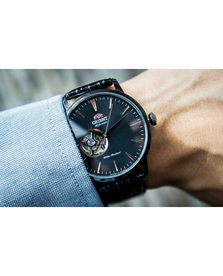 Часы Orient Automatic AG02001B — мужские, кожаный