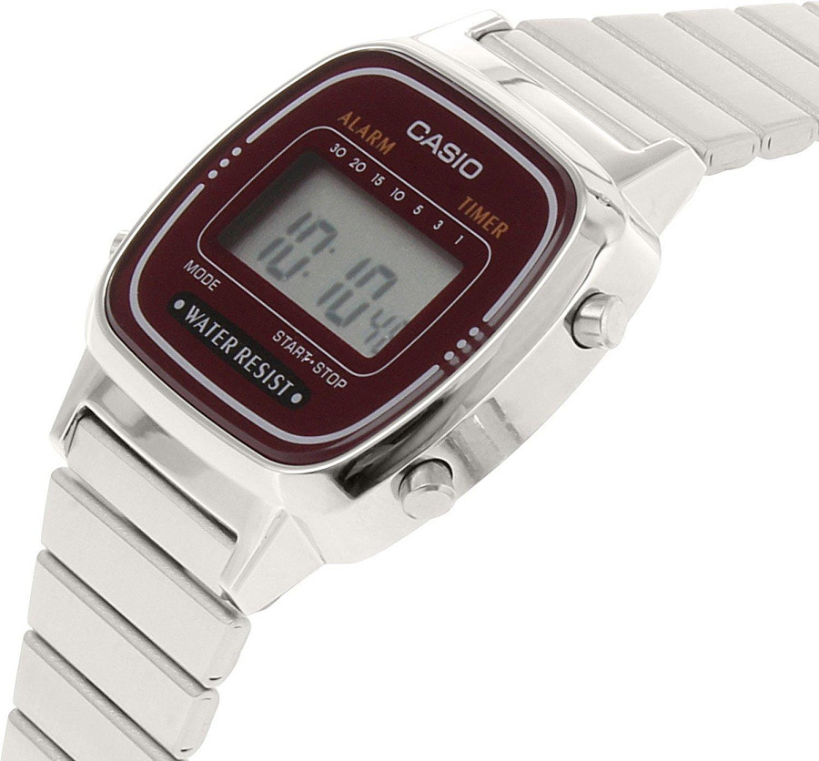 Часы Casio Vintage LA670WA-4DF — нержавеющая сталь, женские