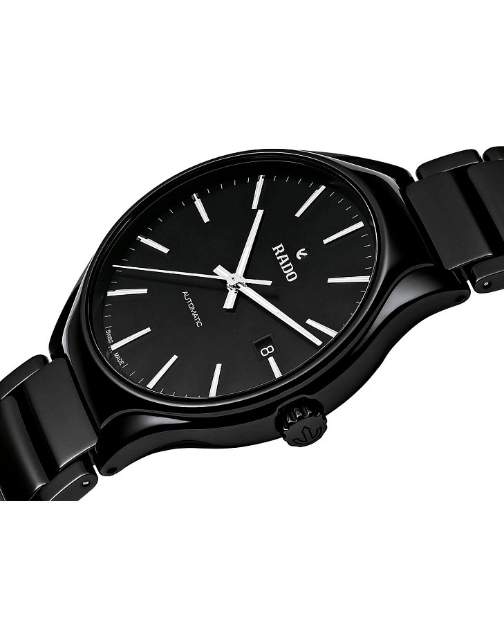 Часы Rado True Automatic R27056152 — черный, керамика