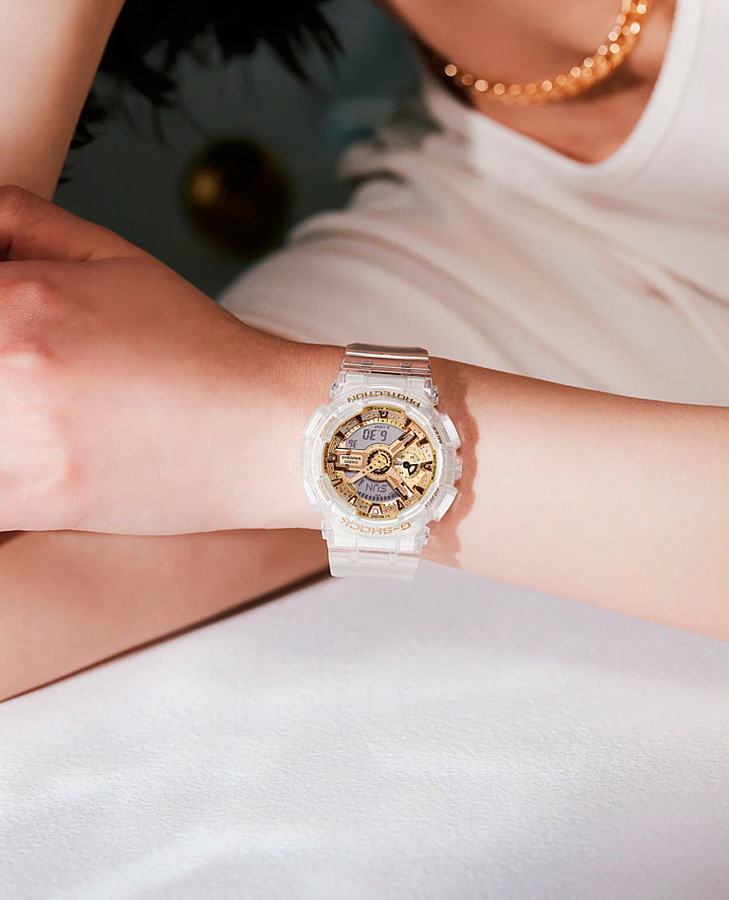 Часы Casio G-Shock GMA-S110SG-7AER — электронные, пластик