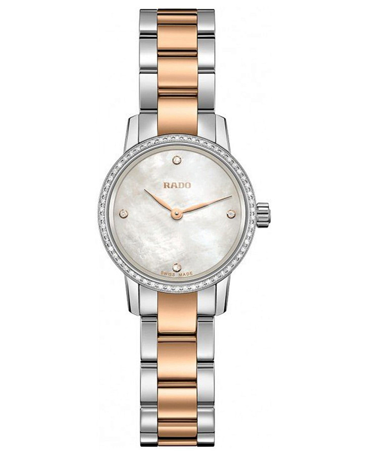 Часы Rado Coupole Classic Diamonds R22892942 — женские, перламутровый