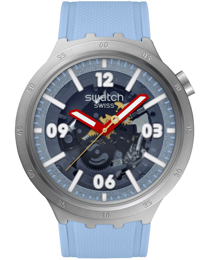 Часы Swatch Big Bold Moment SB07S122 — мужские, синий