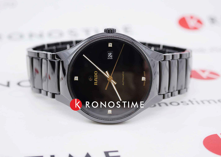 Часы Rado True Automatic Diamonds R27056712 — механические, керамика
