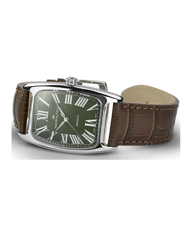 Часы Hamilton American Classic Boulton Quartz H13519561 — механические, металл сталь