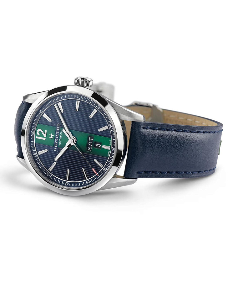Часы Hamilton Broadway Day Date Quartz H43311941 — тканевый, мужские