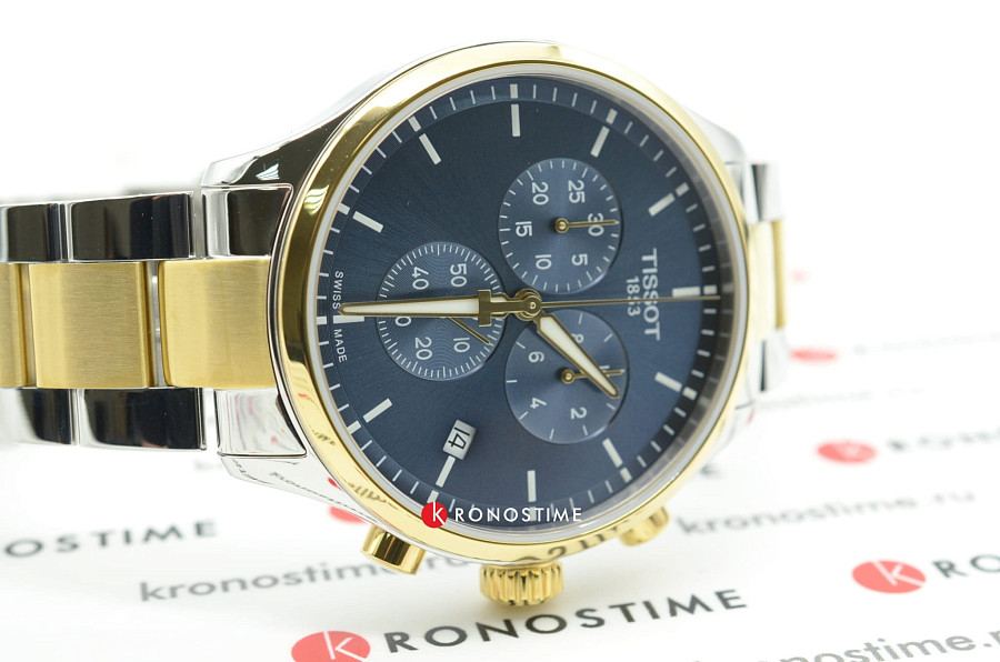 Часы Tissot Chrono XL Classic T116.617.22.041.00 — мужские, сталь c pvd покрытием