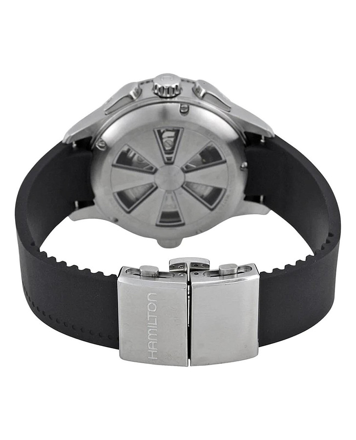 Часы Hamilton Khaki Aviation X-Patrol Auto Chrono H76566351 — каучук, мужские