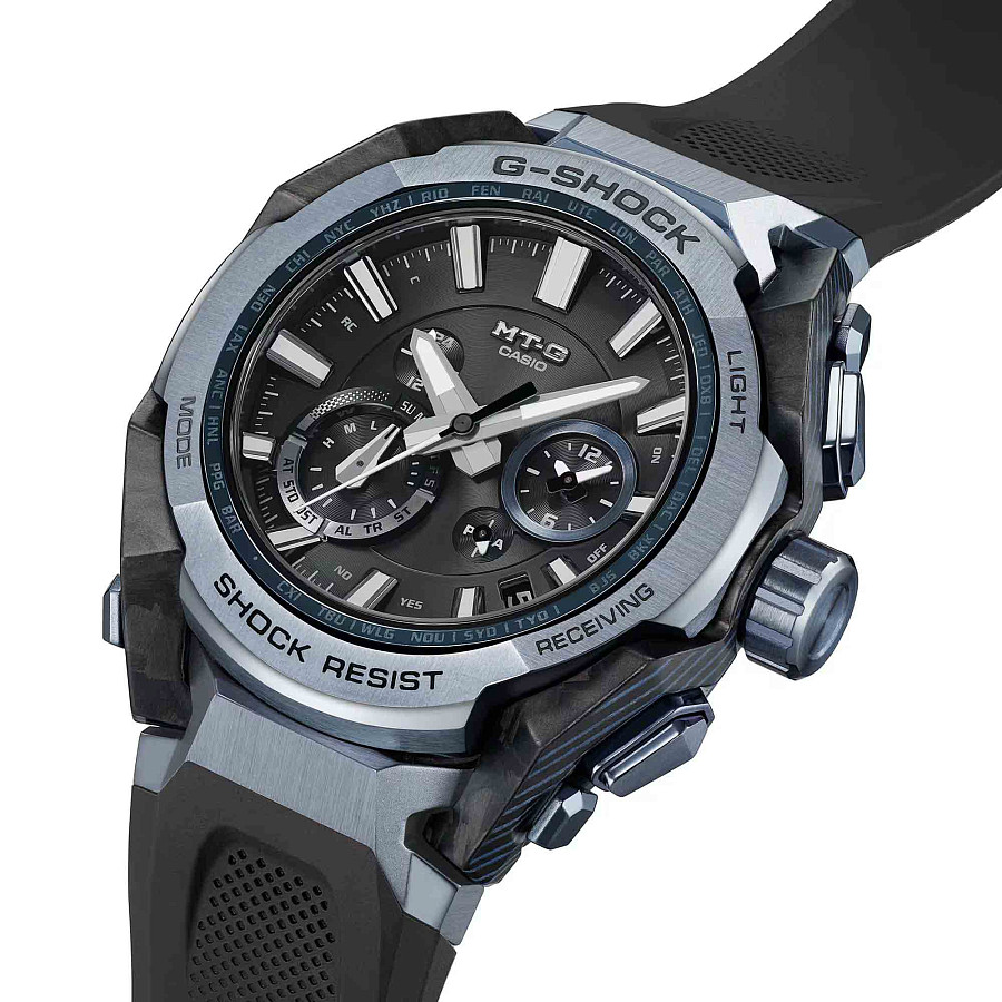Часы Casio G-Shock Premium MTG-B4000B-1A2 — кварцевые, карбон металл сталь