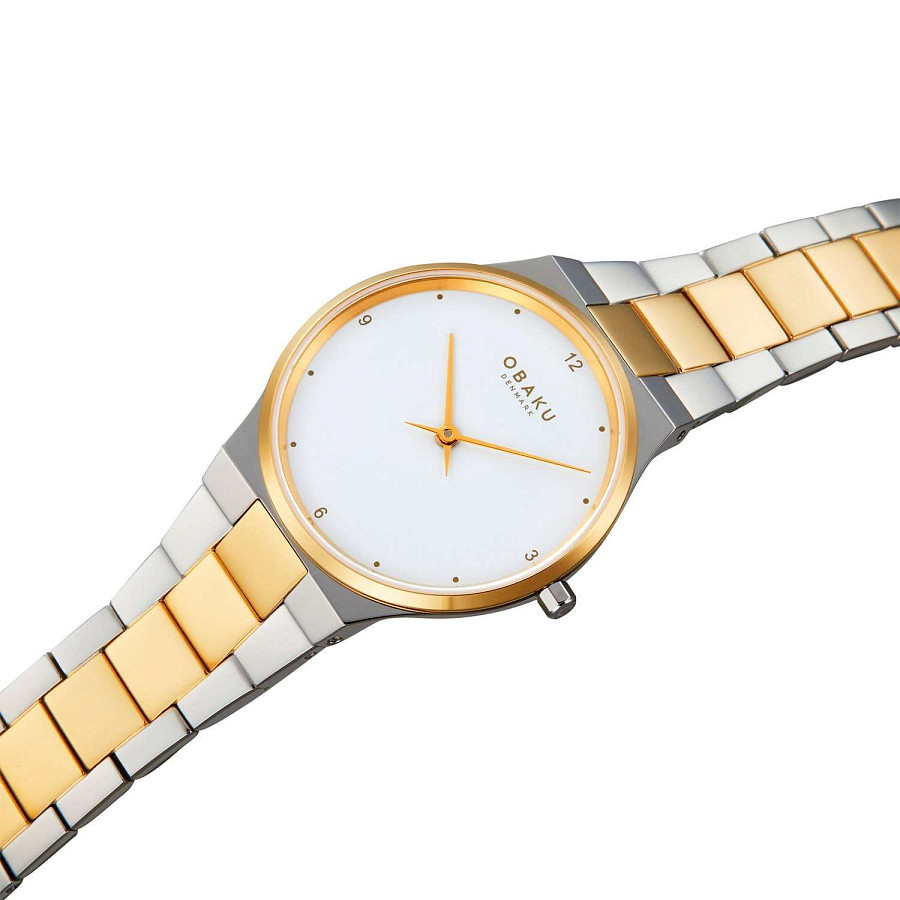 Часы Obaku Serviet V305LXFWSF — женские, нержавеющая сталь с pvd-покрытием