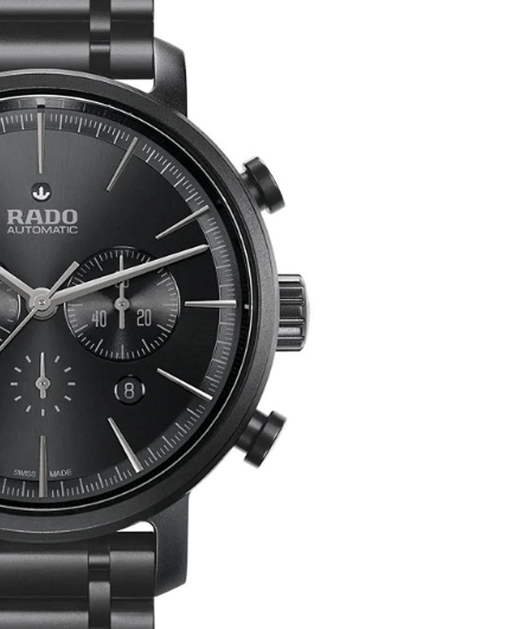 Часы Rado HyperChrome Automatic Chronograph R14090192 — высокотехнологичная керамика, мужские