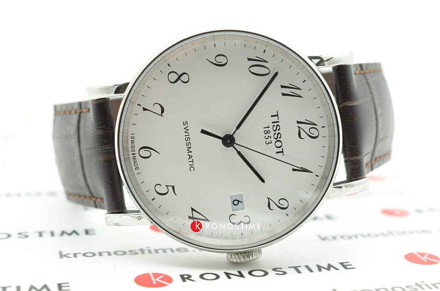 Часы Tissot Everytime Swissmatic T109.407.16.032.00 — мужские, коричневый