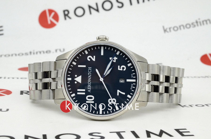 Часы Aerowatch 42997 AA04 M — кварцевые, металл сталь