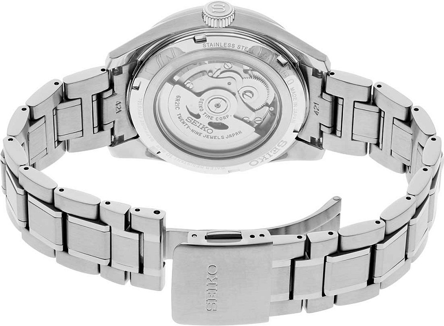 Часы Seiko Presage Sharp Edged Series SPB305 — механические, сталь металл