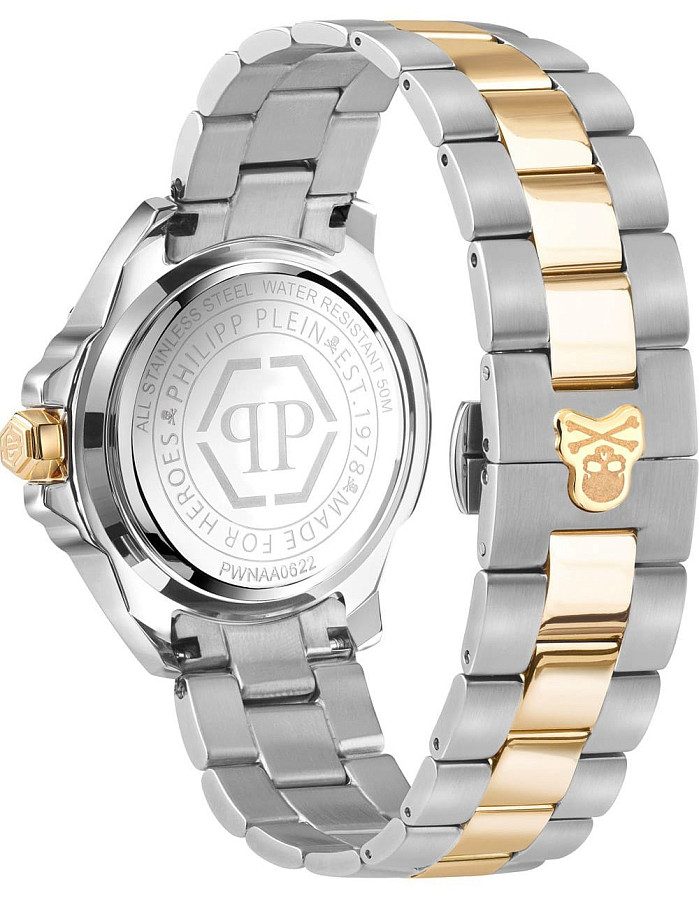 Часы Philipp Plein The Skull PWNAA0622 — мужские, двухцветный