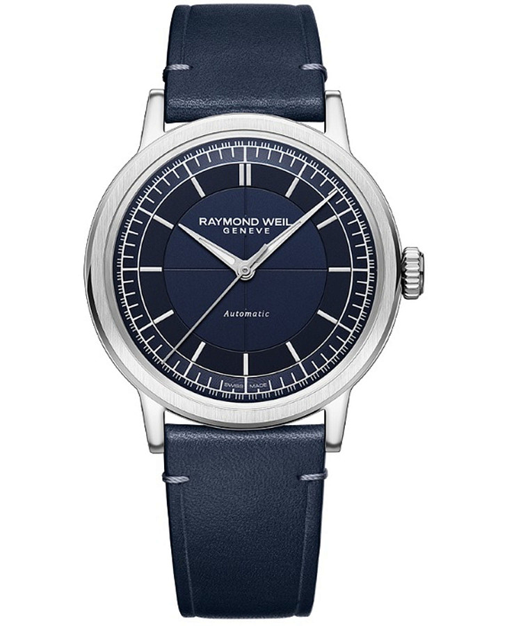 Часы Raymond Weil Millesime 2925-STC-50001 — мужские, синий