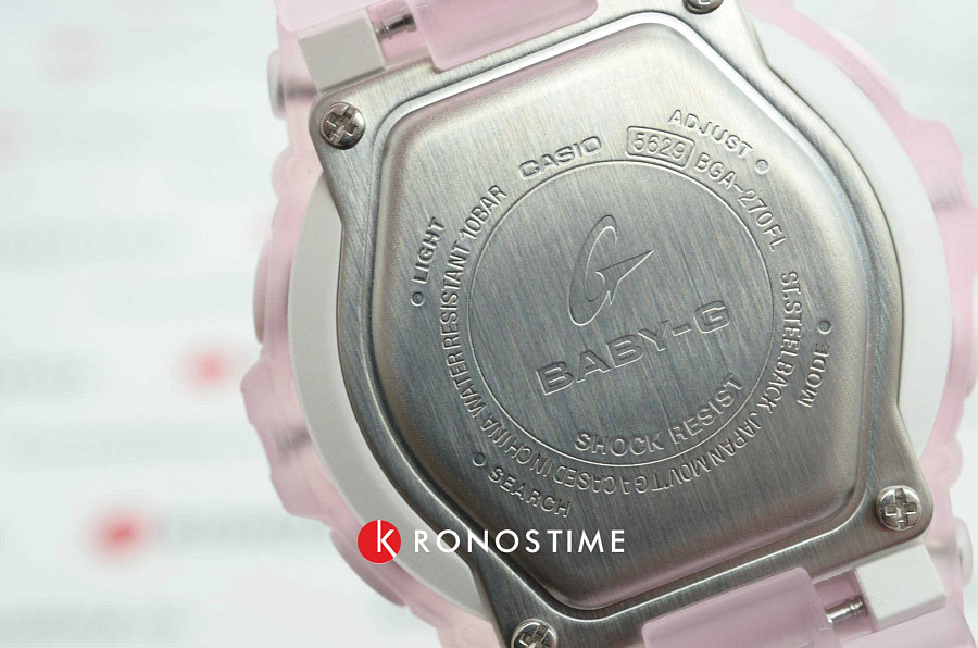 Часы Casio Baby-G BGA-270FL-4A — Япония, кварцевые