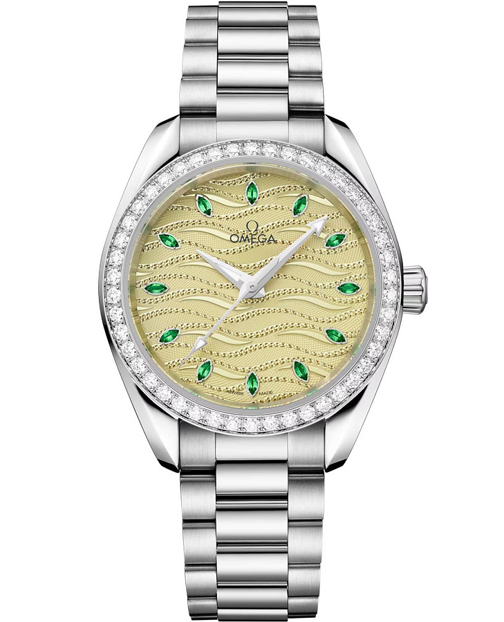 Часы Omega Seamaster Aqua Terra 220.55.34.20.60.002 — женские, зеленый