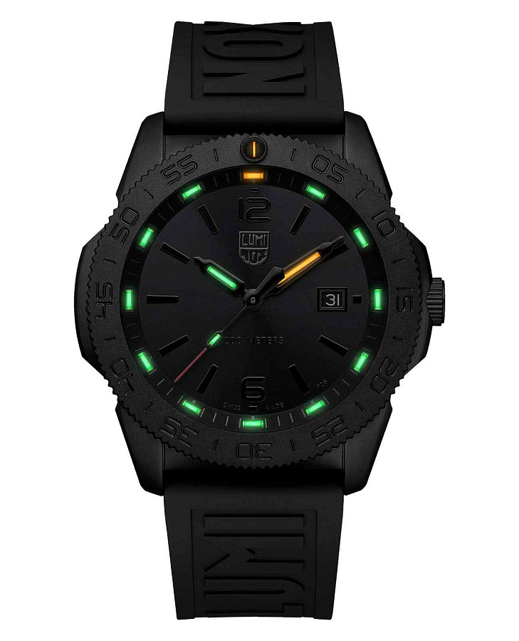 Часы Luminox Pacific Diver XS.3121.BO.1 — сталь металл, каучук