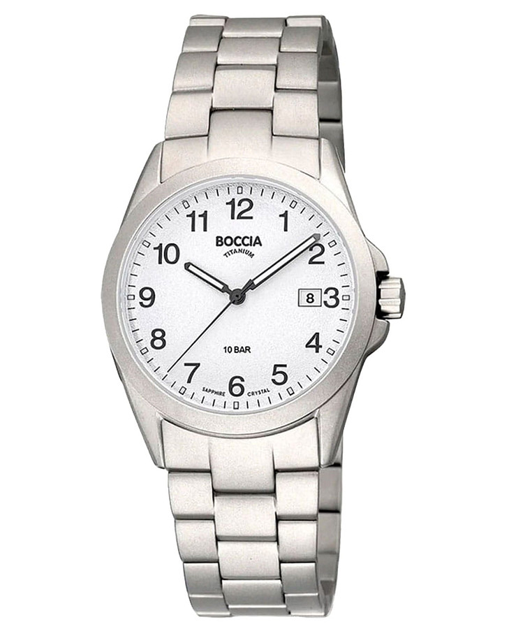 Часы Boccia Titanium 3386-01 — женские, белый