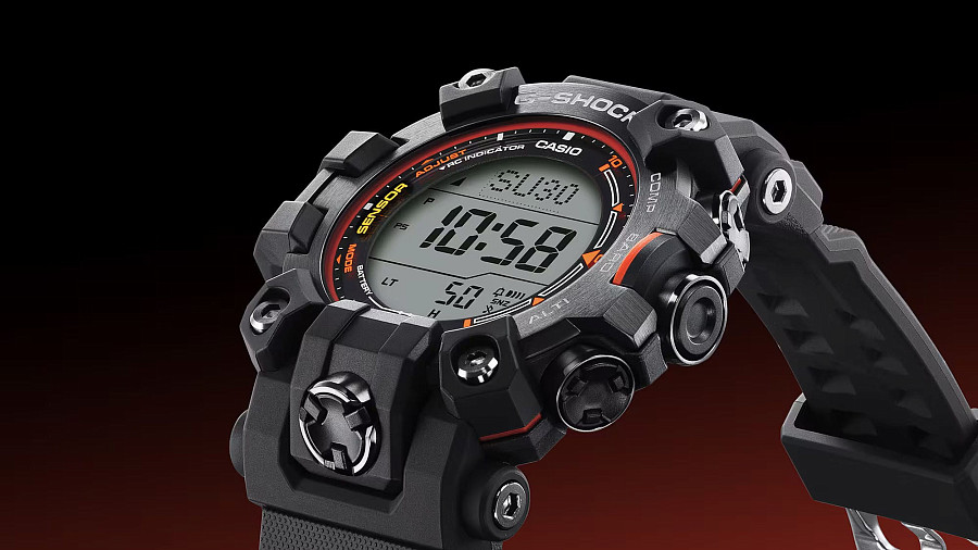 Часы Casio G-Shock GW-9500MEC-1DR (GW-9500MEC-1) — электронные, сталь карбон пластик