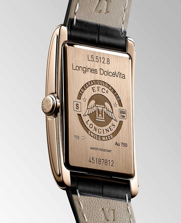 Часы Longines DolceVita L5.512.8.87.0 — кожаный, женские
