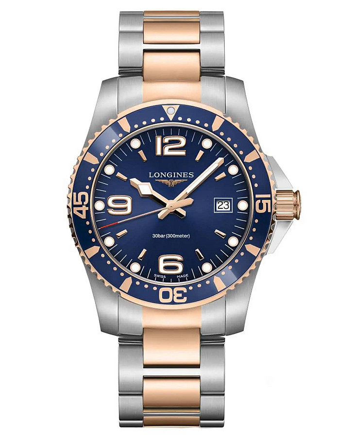 Часы Longines HydroConquest L3.740.3.98.7 — мужские, синий
