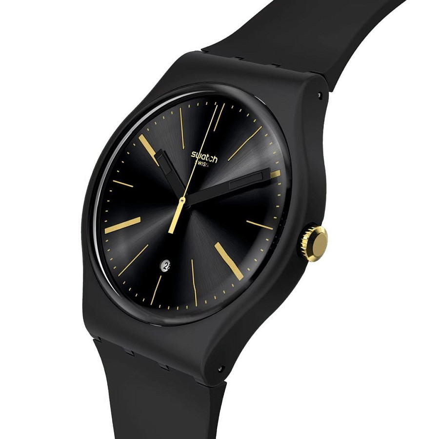 Часы Swatch New Gent Biosourced SO29B403 — пластик, Швейцария