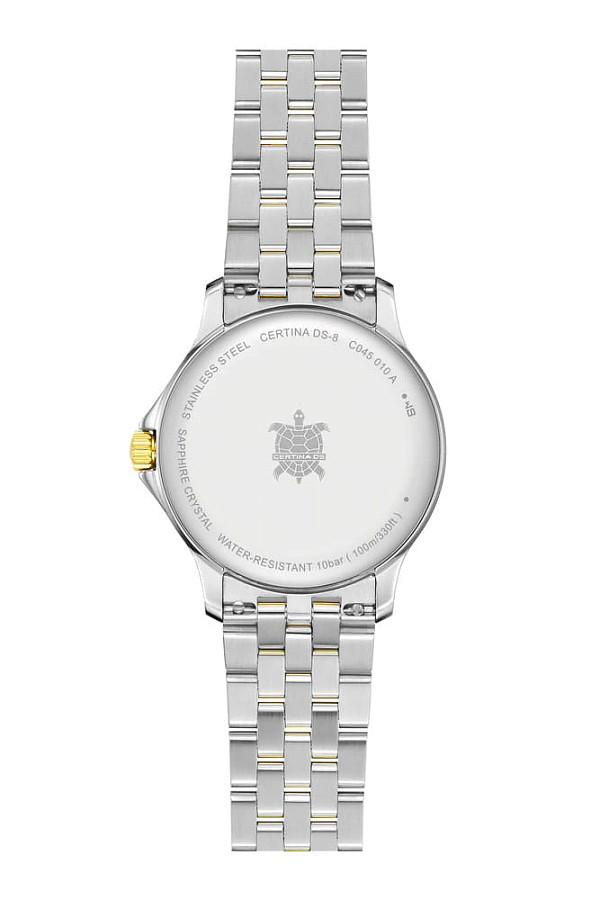 Часы Certina DS-8 Lady C045.010.22.031.00 — женские, нержавеющая сталь с pvd-покрытием