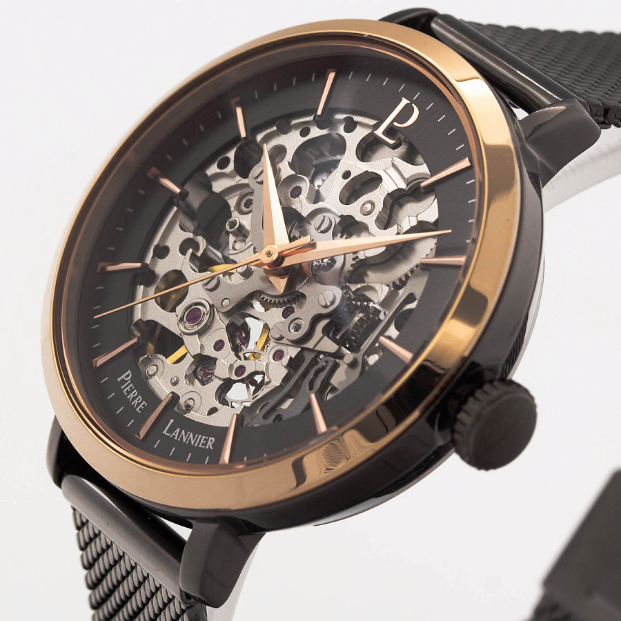 Часы Pierre Lannier Automatic 314C988 — нержавеющая сталь с ip-покрытием, женские