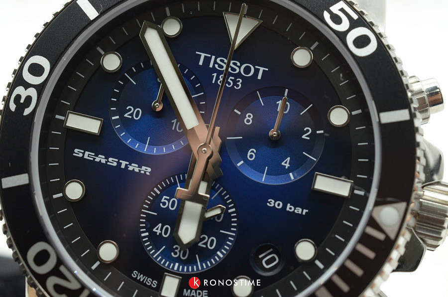 Часы Tissot Seastar 1000 Chronograph T120.417.17.041.00 — кварцевые, Швейцария, мужские