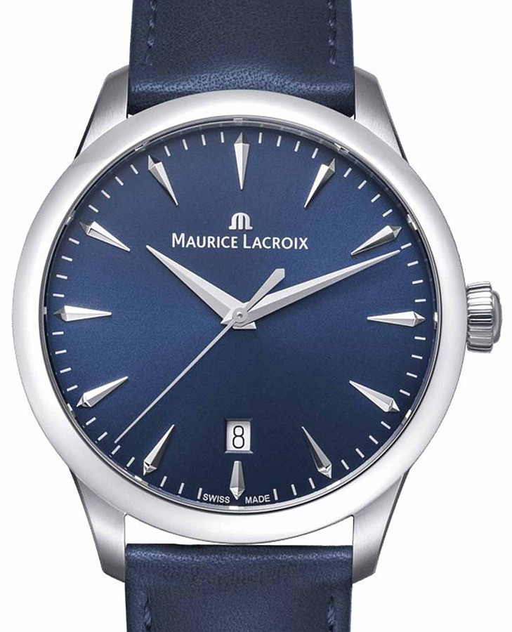 Часы Maurice Lacroix 1975 751007-SS001-430-4 — мужские, кожаный
