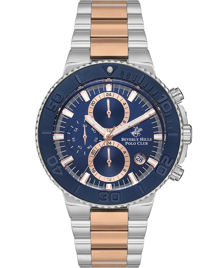 Часы Beverly Hills Polo Club BP3540X.590 — мужские, синий