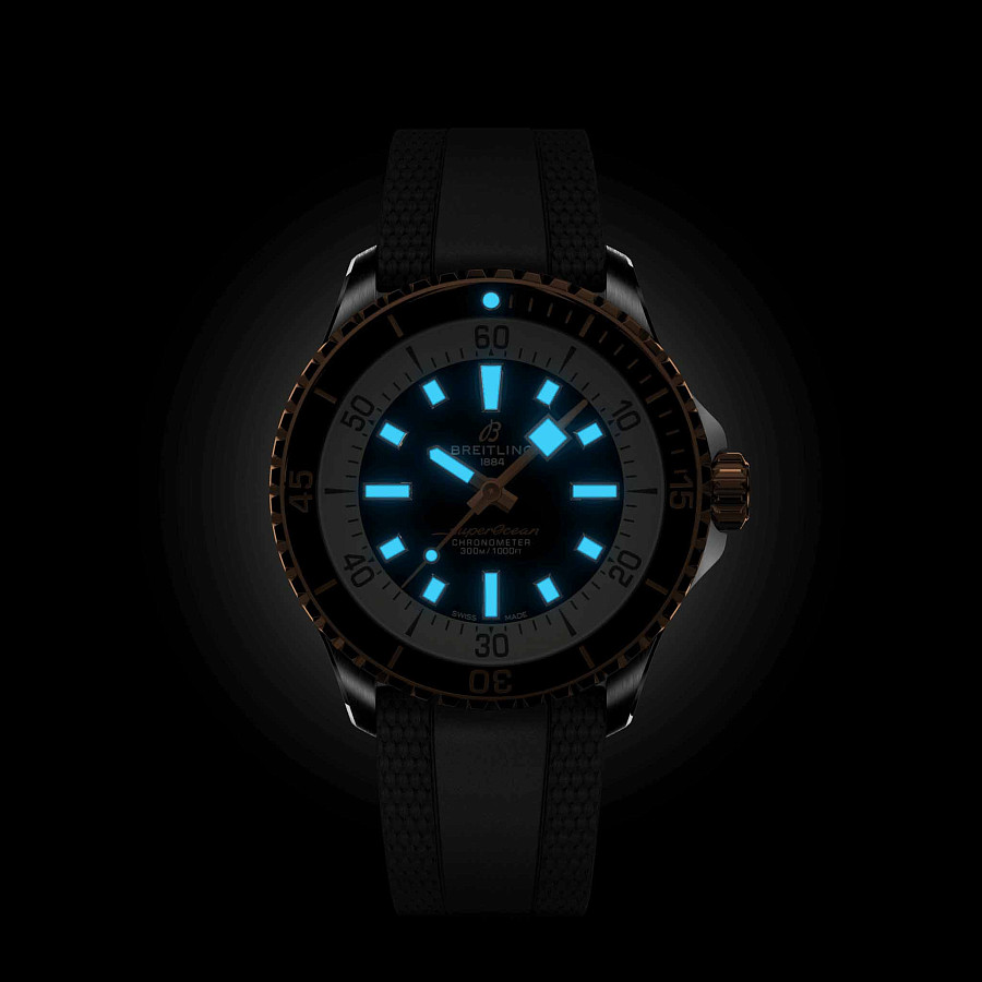 Часы Breitling Superocean Automatic 42 U17375211B1S1 — золото металл сталь, Швейцария