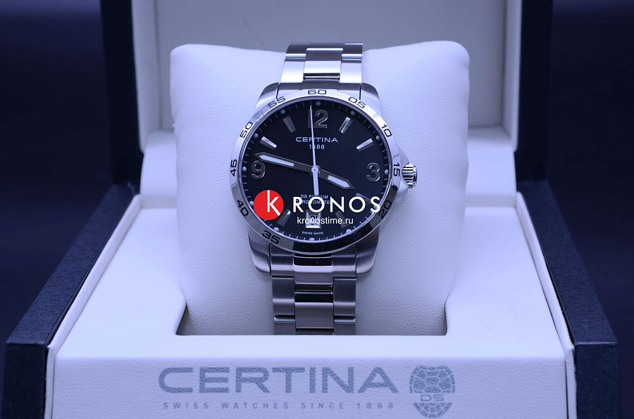 Часы Certina DS Podium 40mm C034.451.11.057.00 — металл сталь, Швейцария