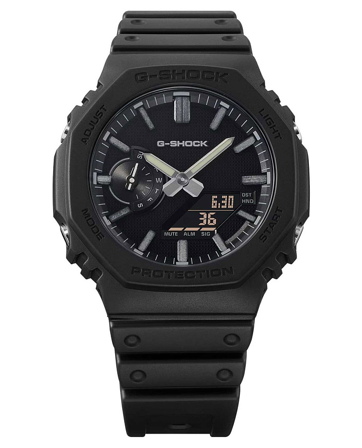 Часы Casio G-SHOCK GA-2100LXB-1A — кварцевые, карбон пластик