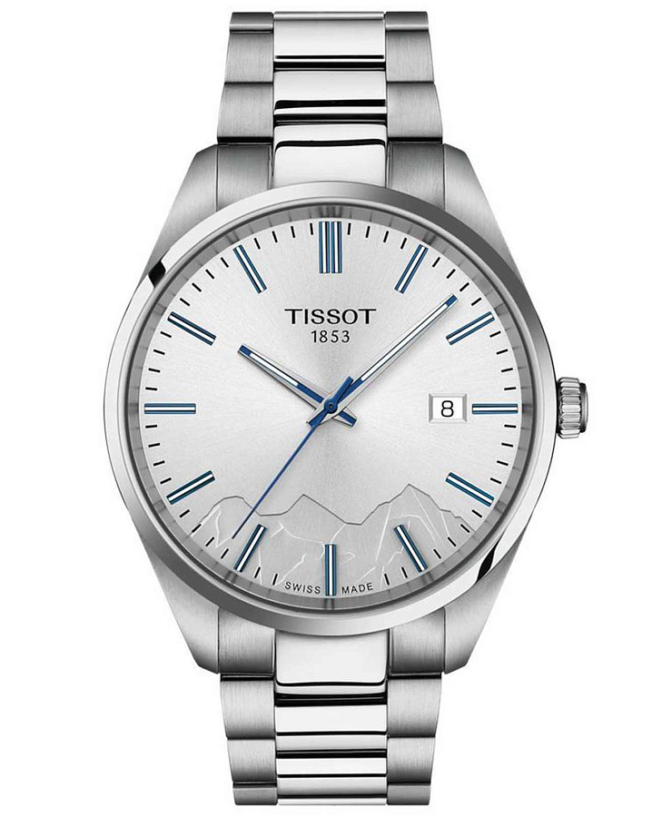 Часы Tissot PR 100 Jungfraubahn Quartz 40mm T150.410.11.031.00 — мужские, белый
