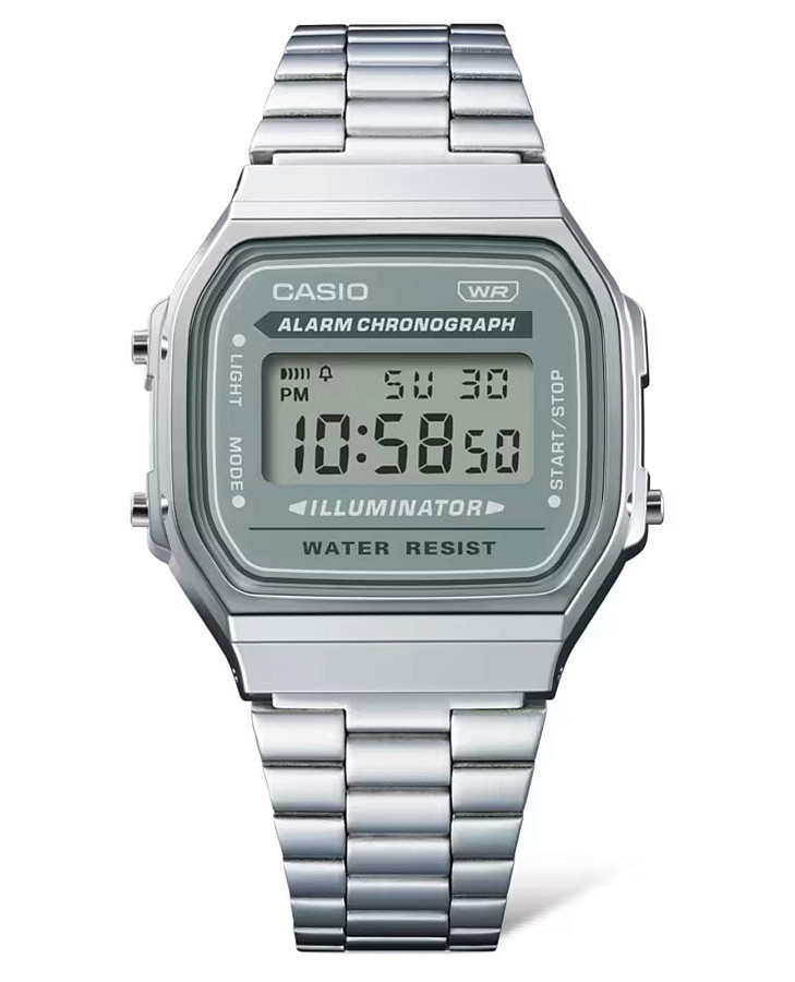 Часы Casio Vintage A-168WA-3AYDF (A168WA-3AY) — пластик, Япония