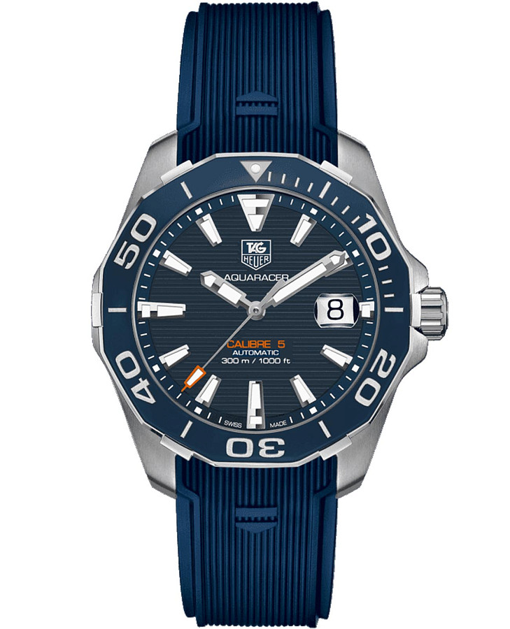 Часы TAG Heuer Aquaracer WAY211C.FT6155 — мужские, синий