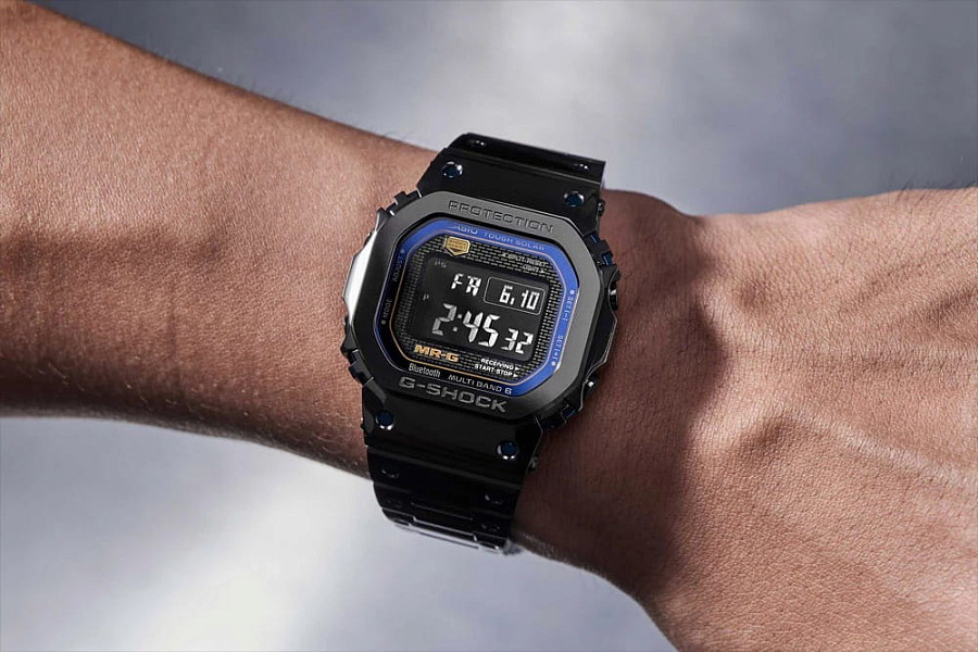Часы Casio G-Shock MRG-B5000BA-1DR (MRG-B5000BA-1) — электронные, титан