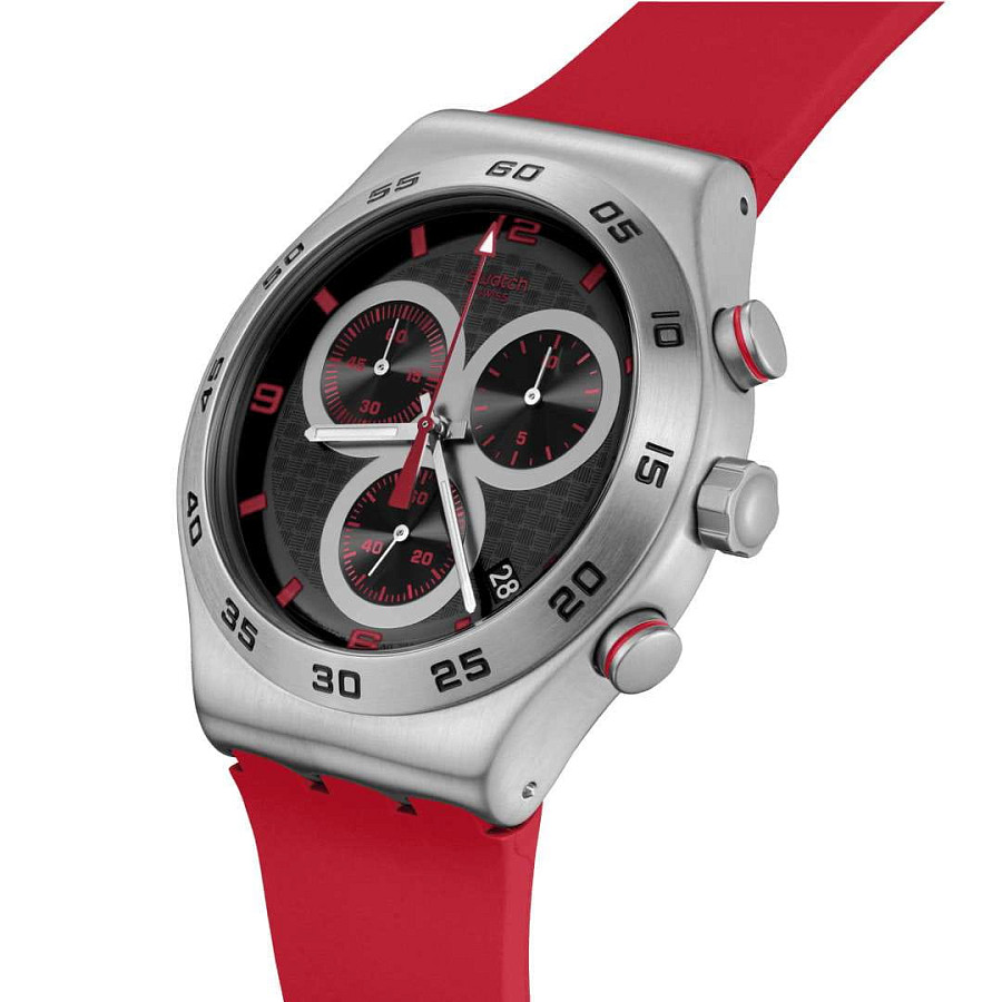 Часы Swatch I New Chrono YVS524 — металл сталь, Швейцария