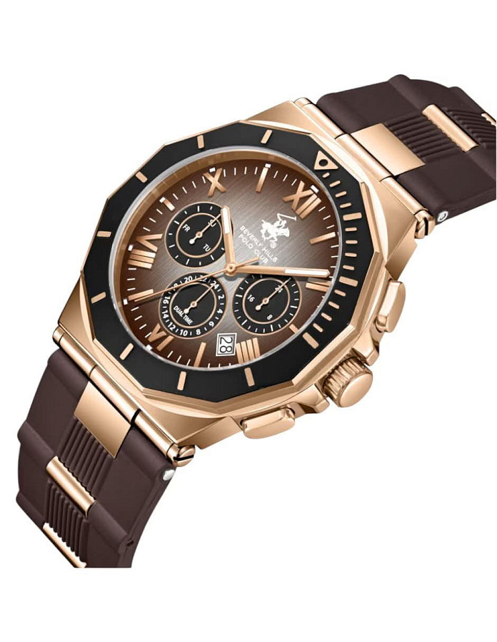 Часы Beverly Hills Polo Club BP3887X.851 — кварцевые, сталь металл