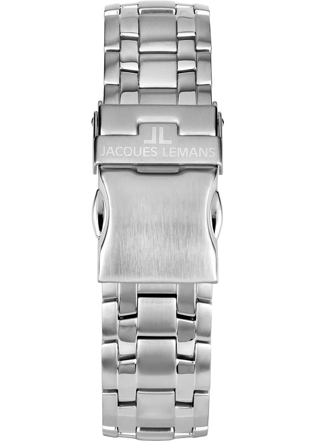 Часы Jacques Lemans Liverpool 1-2117ZQ — кварцевые, сталь металл