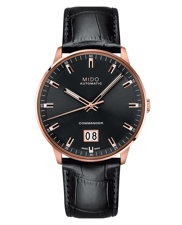 Часы Mido Commander Big Date M021.626.36.051.00 — мужские, черный