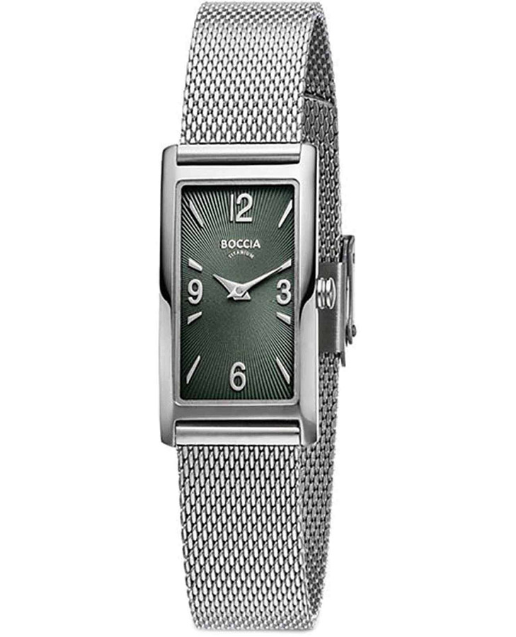 Часы Boccia Titanium 3366-01 — женские, зеленый