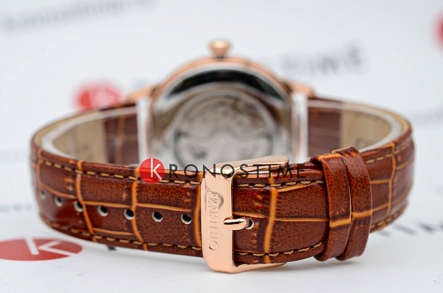 Часы Orient Sun and Moon RA-AK0801S (RN-AK0801S) — кожаный, мужские