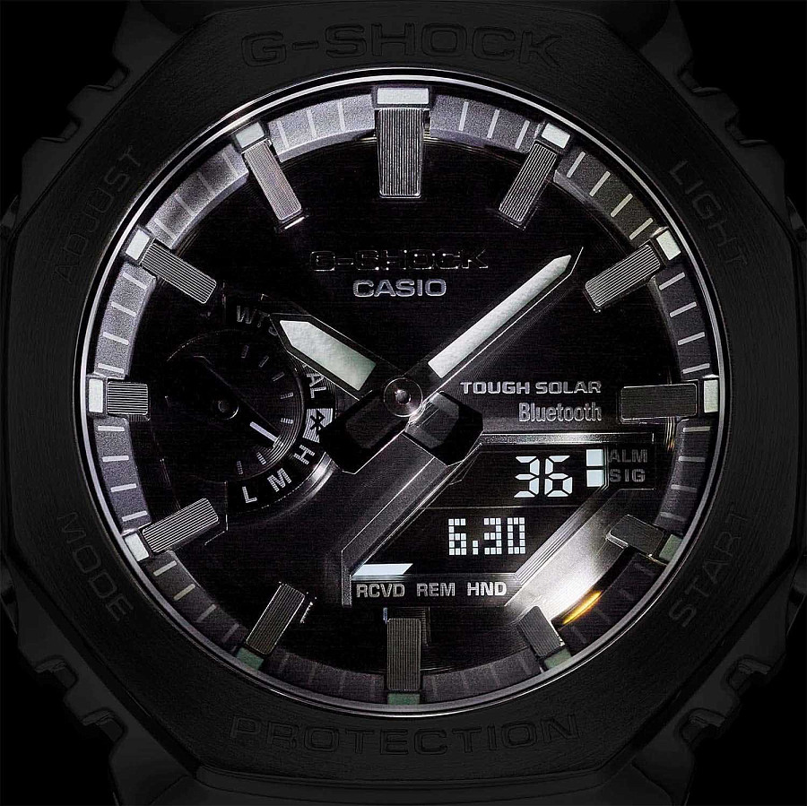 Часы Casio G-Shock GM-B2100BT-1A — мужские, нержавеющая сталь
