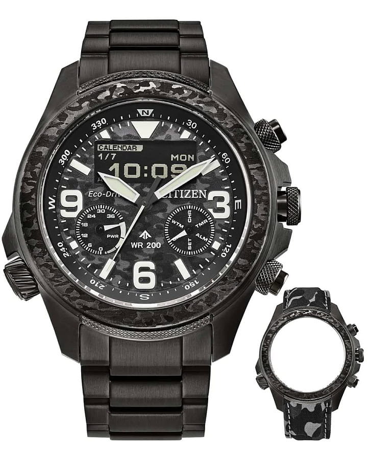 Часы Citizen Promaster Land 35th Anniversary Limited JV1008-63E — мужские, серый